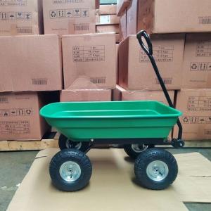 Wholesale 50L Heavy Duty Garden Dump Cart Utility Dump Cart Garden Dump Trolley from china suppliers