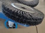 Industrial Supplier 350mm Diameter Knotted Wire Wheel Brush for Pipe End