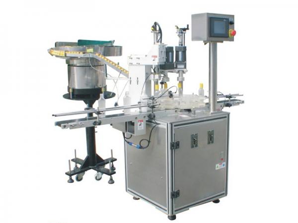 Quality 35mm Mouth Inserter Bottling And Capping Machine Aluminum 12mm Cap Screw Press for sale