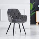 Yellow Velvet Upholstered Dining Chair Bedroom Velvet Upholstered Dining Chair