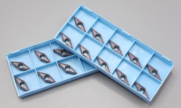 Carbide Turning Inserts Rhombic 35° Coating Lathe Carbide Inserts For Finishing