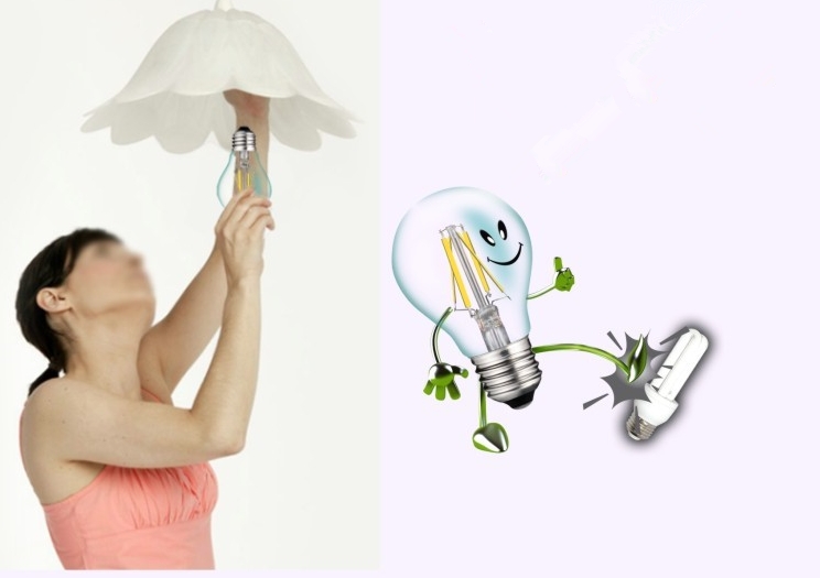 Retro LED flexible filament bulbs lights E27
