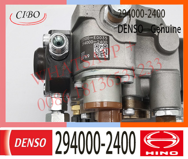 294000-2400 DENSO Diesel Engine Fuel HP3 pump 294000-2400 22100-E0035 For HINO J05E Engine