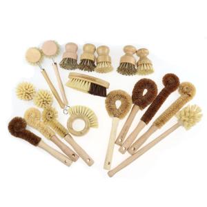 Wholesale 6*8cm Eco Friendly Kitchen Scrub Brush Bamboo Wooden ISO9001 from china suppliers