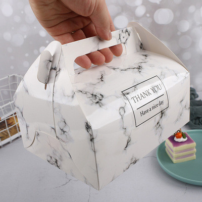 SGS CE Custom Lamination Dessert Takeaway Boxes Corrugated Board
