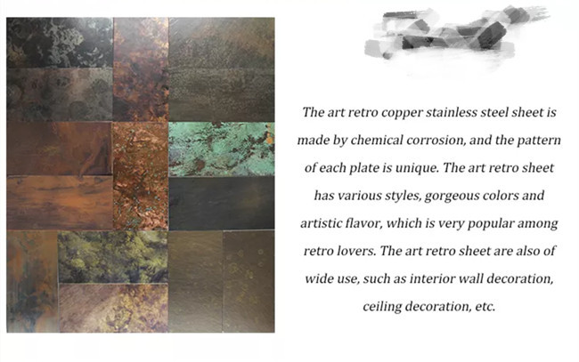 Blended 4x8 4x10 Decorative Stainless Steel Sheet 304 316 Colorful