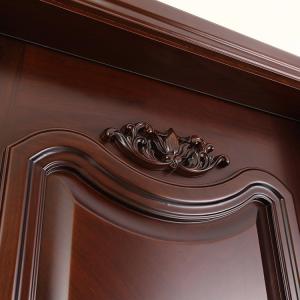 Wholesale Interior Carving Flowers HDF Wood Doors Soundproof ISO Approved from china suppliers