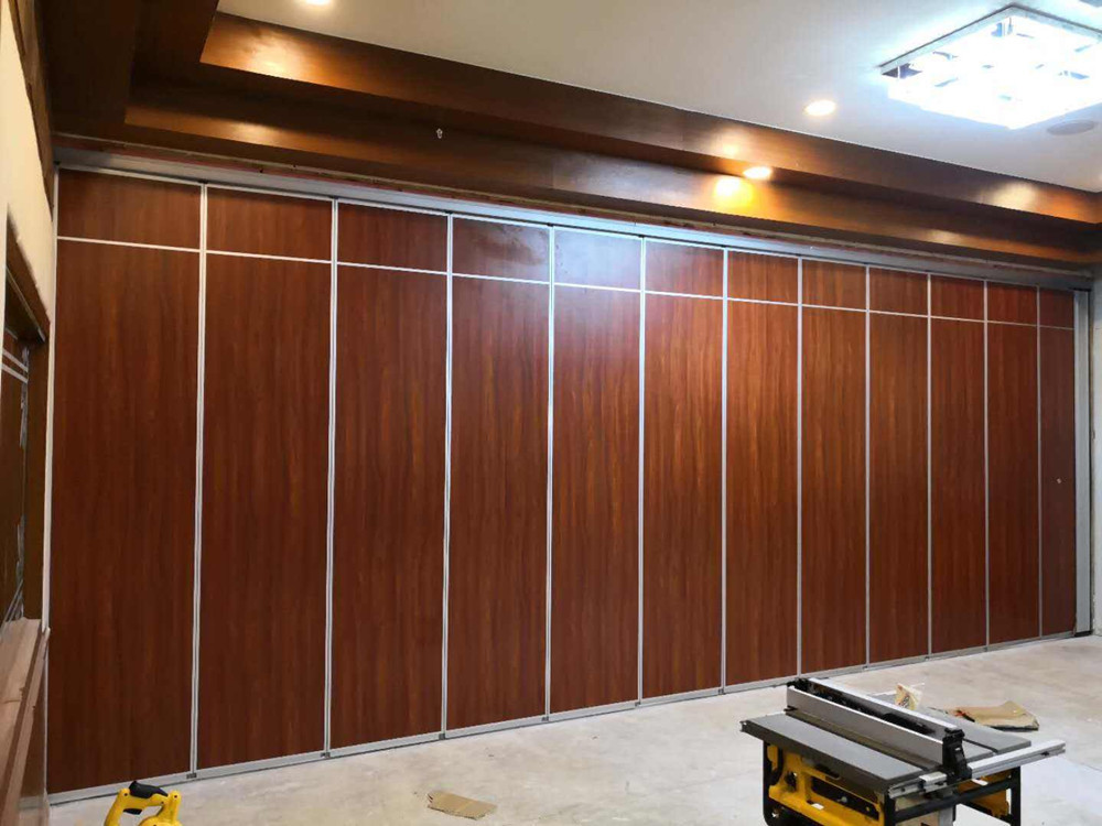 Gymnasium Operable Partition Walls Panel System / Removable Sliding Partition Doors