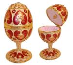 Faberge Russia Egg Enamel Jewelry Trinket Box Enamel Easter Egg Jewelry box