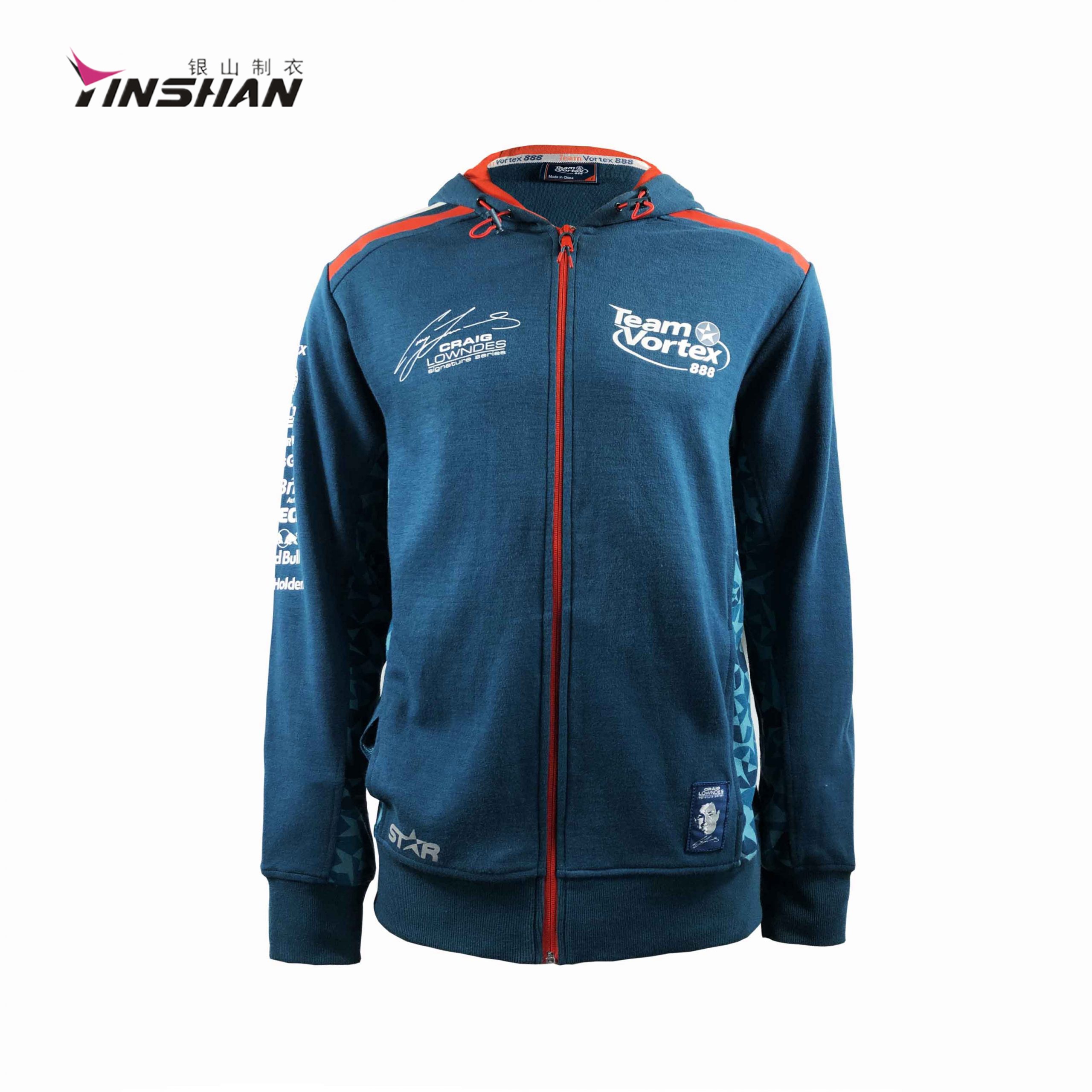 Cotton Designs Embroidery Breathable Sports Uniform Hoodies For Men And F1 Car Racing Hoodie