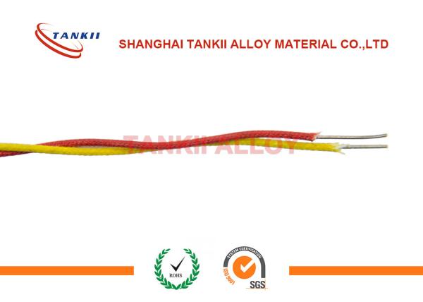 Solid Core Thermocouple Wire / RTD Cable Fiberglass Insulation 400c - 800C