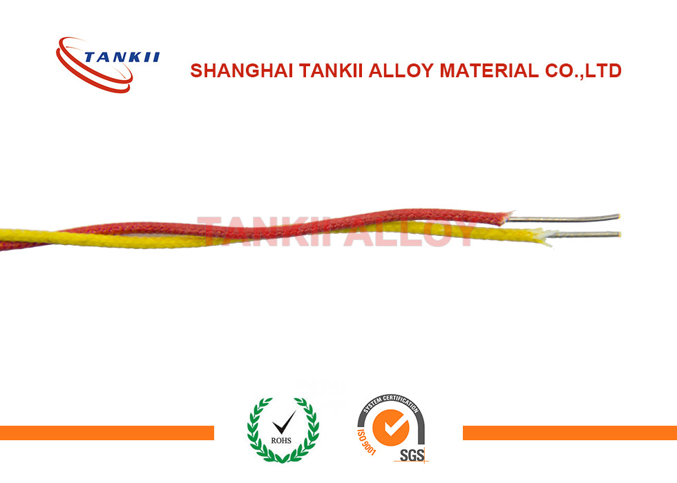 White Thermocouple Cable Type J / Thermocouple Wire Type K PVC Insulated For Freezers