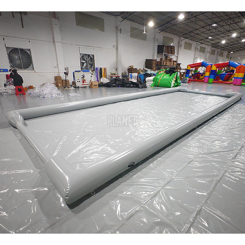 Custom Backyard Sport Game Inflatable Skimboard Pool PVC Skimboard Pool Inflatables Play Track For Sale