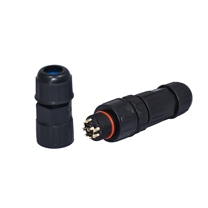 50W LED Waterproof Connector 2 3 4 5 6 Pin Waterproof Cable Connector
