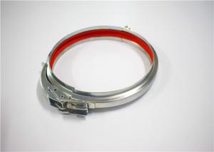 Wholesale Industrial Round Steel Air Duct Clamps Silver Color from china suppliers