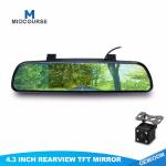 Aftermarket Backup Camera System 4.3 Inch Rear View Mirror Monitor