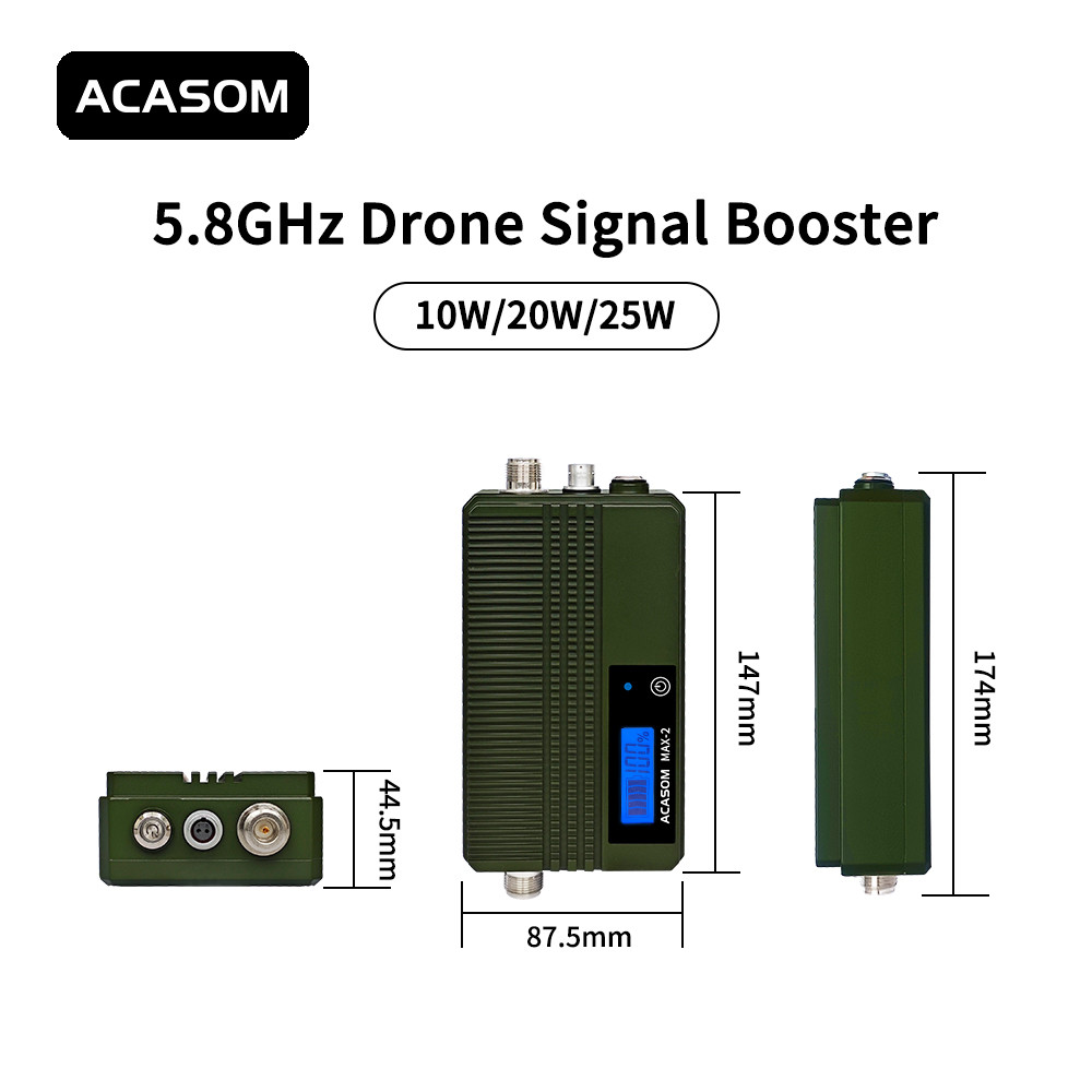 High Gain Antenna Acasom Amplifier 5.8 Ghz Signal Booster Compact