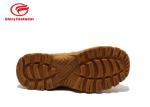 Nubuck Soft Sole Industrial Safety Footwear EVA With Round Cotton Lace Sport