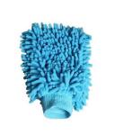 Microfiber Silicone Cleaning Gloves , Soft Chenille Mitt Car Wash Glove