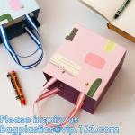 Luxury Shopping Bags, Matte Modern Embossed Birthday Merchandise Clothing