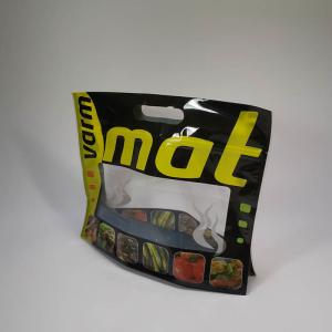 Wholesale 410mmx250mm 70 Micron Vegetable Packaging Bags , Custom Plastic Bags For Food from china suppliers