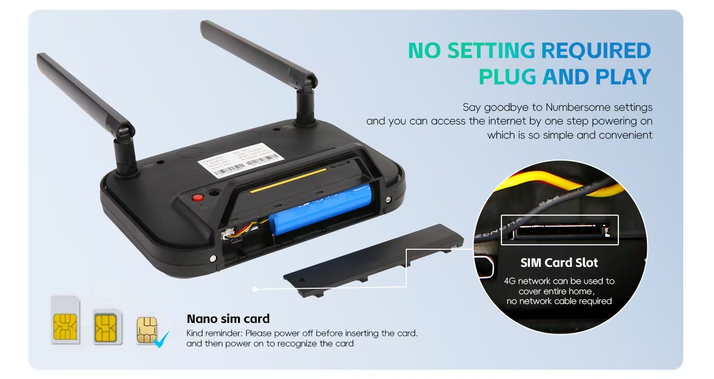OLAX AX8 Pro CAT4 WIFI 6 5000mah Battery Europe Bands With SMA Antenna 4g Router with Sim Card