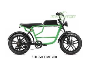 Wholesale KDF-GO TIME 700 Electric Two Wheeler Bike with Comfortable Leather Seat and 48V 15Ah Battery from china suppliers