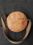 washable kraft paper shoulder bag, round bag