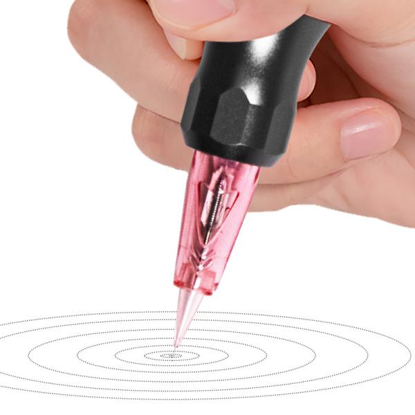 Safe Tattoo Machine Needle 1RL Disposable 100% EO Gas Sterilized Ink Cartridge