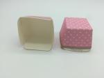 Pink Red And White Polka Dot Cupcake Wrappers Square Muffin Liners Heat