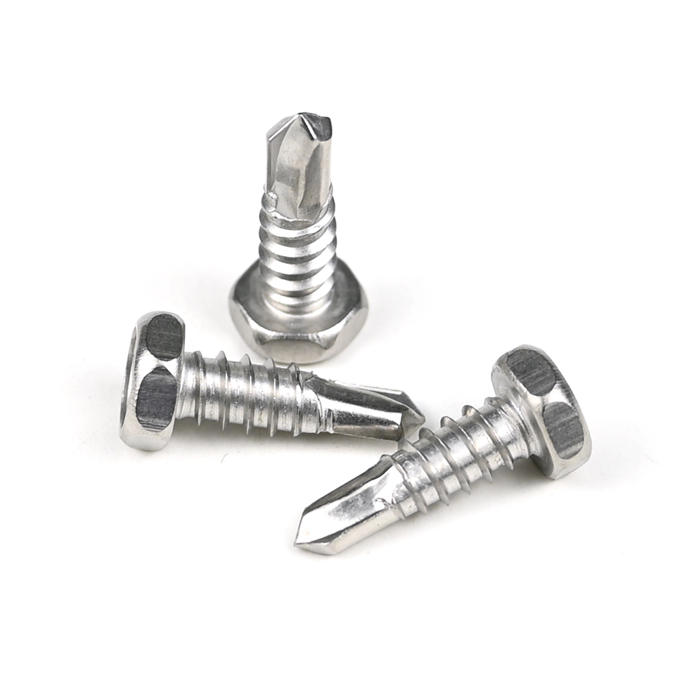 Torx Stainless Steel Indented Hex Head Self Drilling Screw Sus410 Parafuso Auto Brocante