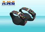 Colorful Silicone Rfid Wristbands / Rubber rfid bracelet for events access