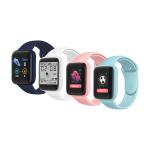 50mah Plastic Women Fitness Smartwatch 1.44" IPS USB Charging