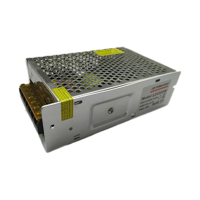 12v 200w Indoor power supply IP20 Transformer Adapter for LED Light