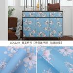 Self Adhesive Vintage Floral Wallpaper Shelf Liner for Dresser Drawers Cabinet