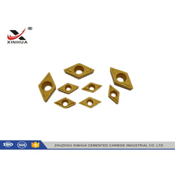 Positive Indexable Carbide Cutting Inserts DCMT Machining Stainless Steel And Cast Iron