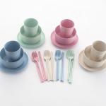 Amazon Hot Sale Eco-friendly Biodegradable Kids Children Dinnerware Set Bowl
