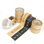 Printed Biodegradable Self Adhesive Kraft Tape / Printed Water Activated Gummed