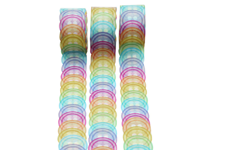 Custom Printed Self Adhesive Japanese Washi Tape Die Cut Washi Tape Stickers