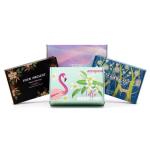 Embossed E-Flute Pink Kraft Corrugated Mailers Boxes In Bulk For Shoes clothing