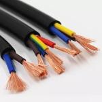 Flexible RVV Electrical Ground Wire Copper Conductor PVC Insulation