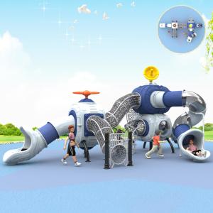 Wholesale Eco Friendly Outdoor Playground Slide Childrens Play Centre Equipment 500kg from china suppliers