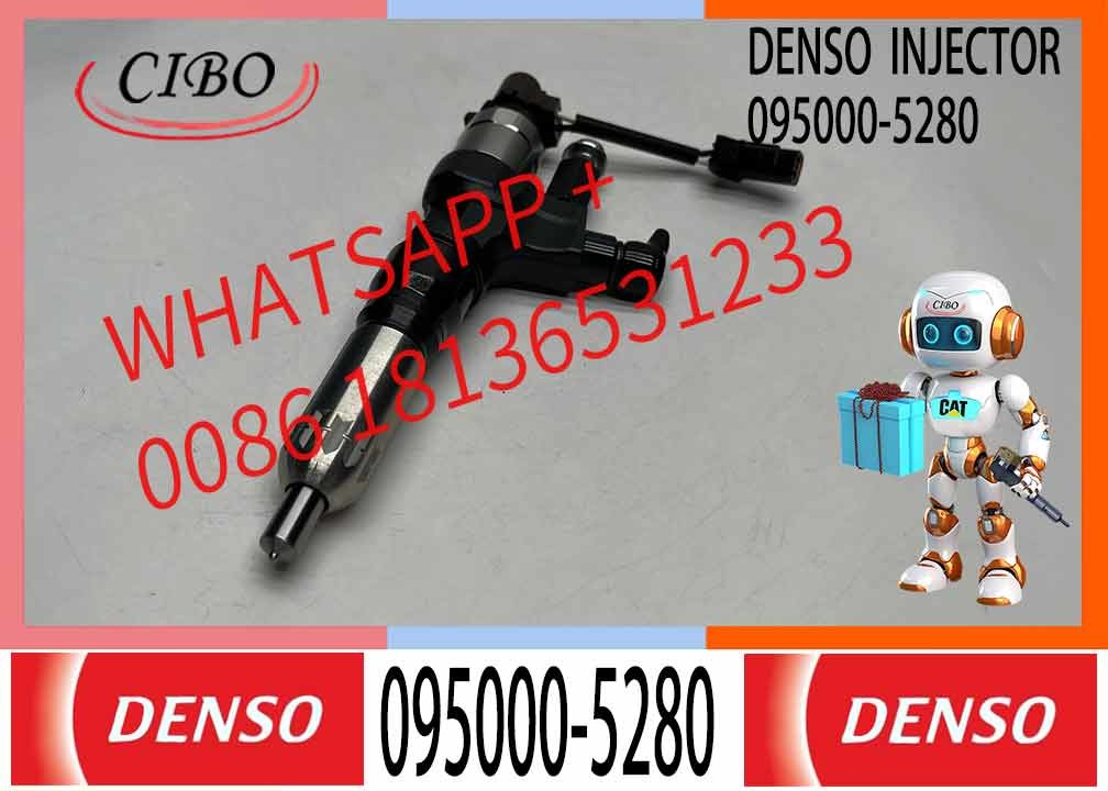 095000-5280 23670-E0291 23910-1360 Diesel Common Rail Fuel Injector Assy For Hino J08E Diesel Engine