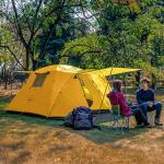 KAZOO 2／4 Person Camping Tent Outdoor Waterproof Family Large Tents 2/4 People