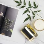 Gold Glass Jar Room Scented Candles Electroplated Luxury Scented Candle