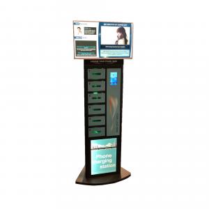 Wholesale Fast Charge Cell Phone Charging Stations For Airport , RFID Operated Glass Door Locker from china suppliers