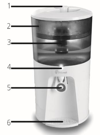 8.5 Liters Mini Water Cooler Dispenser 240v Desktop