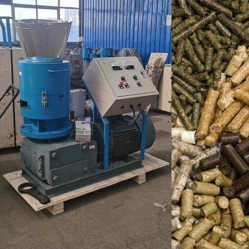 500kg/H Wood Pellet Machine Biomass With CE Adjustable 6-12mm