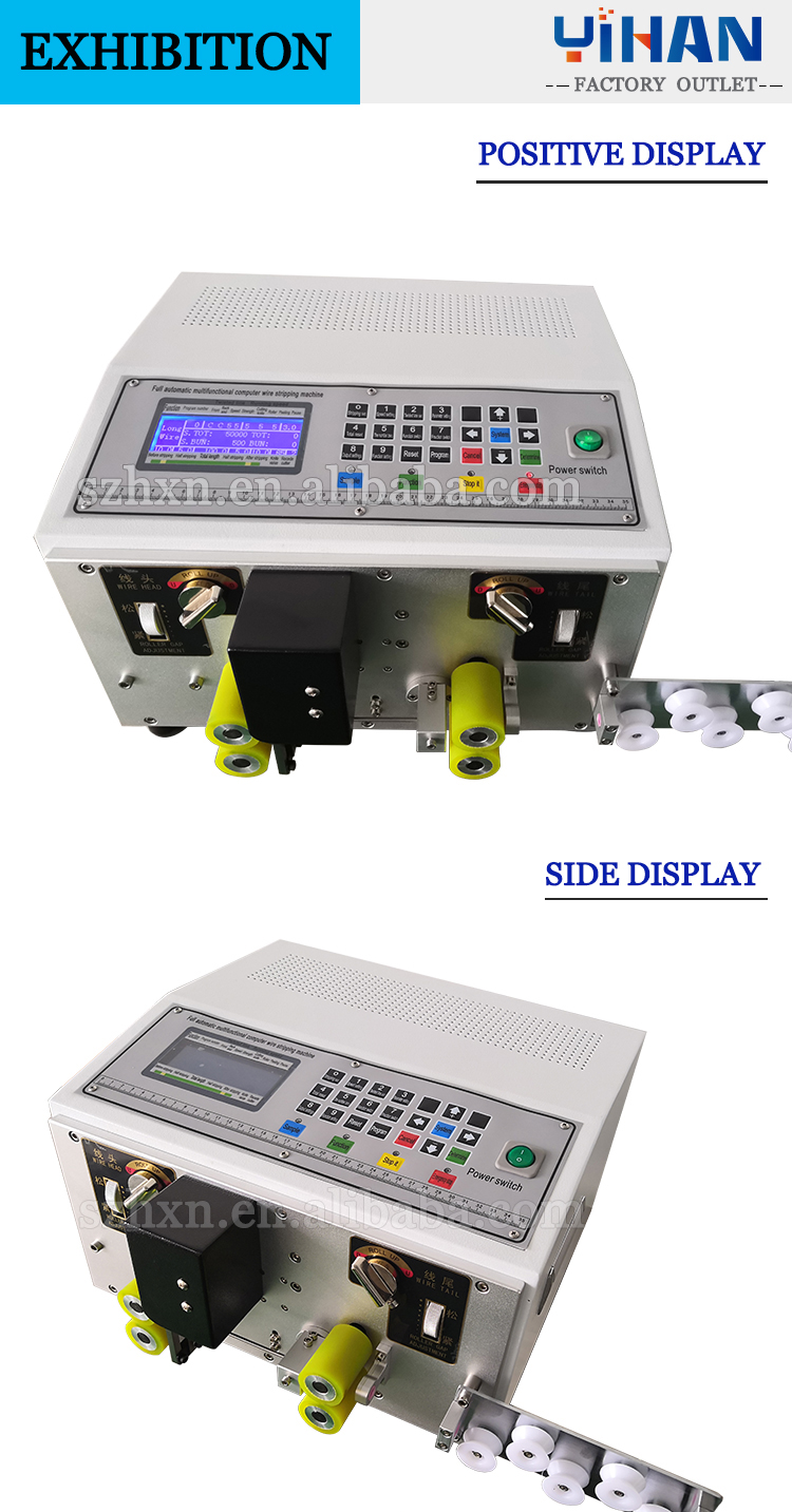 YH-845 Automatic Cable Wire Cutting and Stripping Machine for Various Stripping Lengths