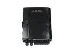 Black 16 Core Fiber Optic Cable Termination Box ABS 1X16 SC PLC Splitter